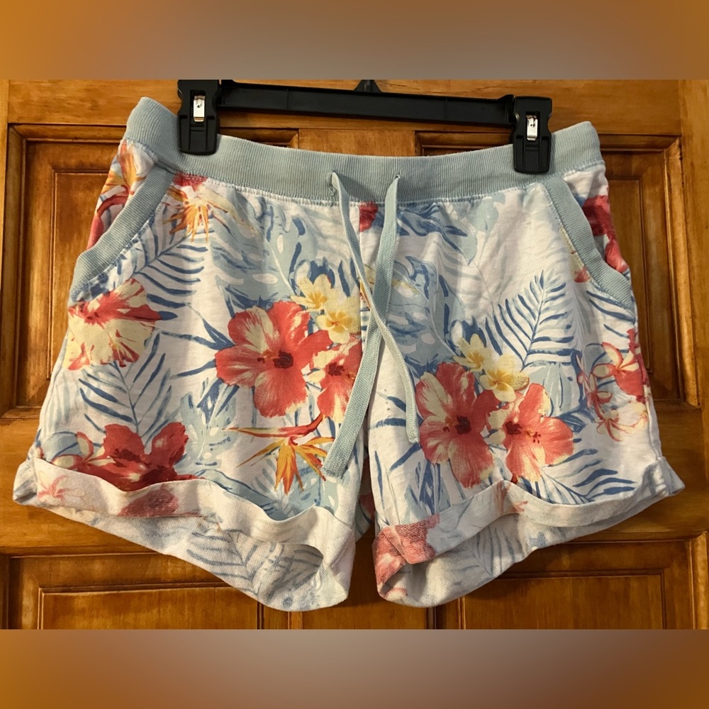 Z Supply Floral Tropical Athletic Shorts